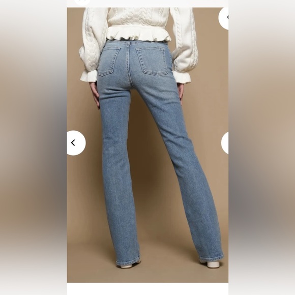 JUST BLACK Skinny Bootcut Jeans (light wash) Size 12, New With Tags! - Picture 5 of 5